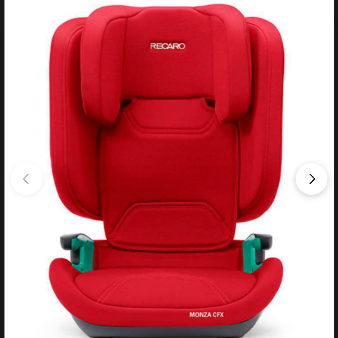 Recaro Monza CFX, Araba Koltuğu, Kırmızı (100-150cm'den itibaren, 3,5y-12y)