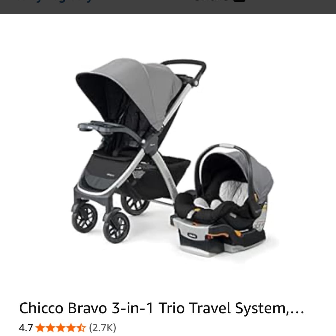 Chicco Bravo Araba Koltuğu ve Uyumlu Bebek Arabası