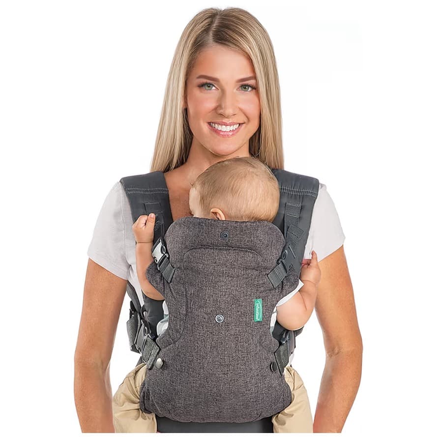 Porte-bébé convertible 4 en 1 Infantino Flip, porte-bébé ajustable et ergonomique, Registry Essential, porte-bébé pour nouveau-né et tout-petit