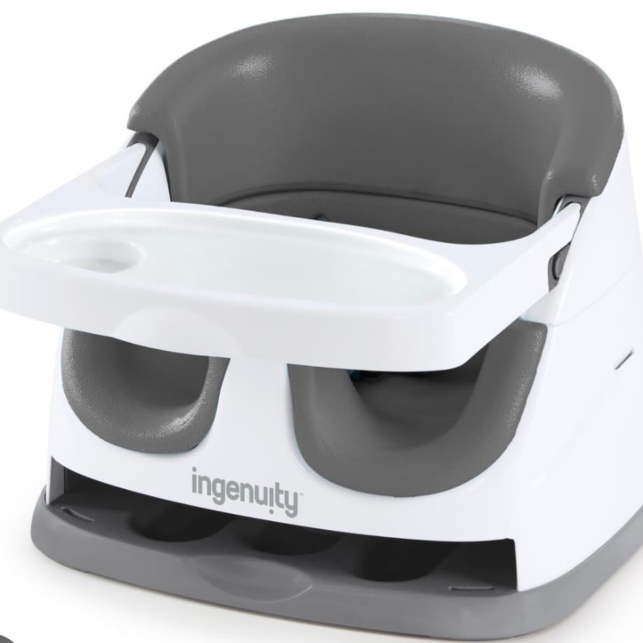 Ingenuity Baby Base 2'si 1 arada Güçlendirici Besleme ve Yer Koltuğu