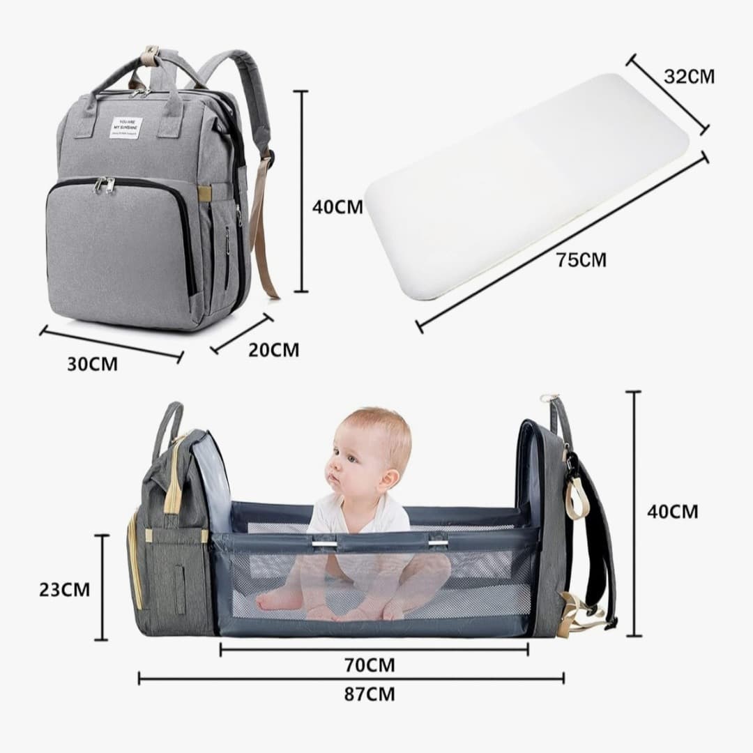 🎒 Karyolalı Sırt Çantası Değiştirme 👶✨
