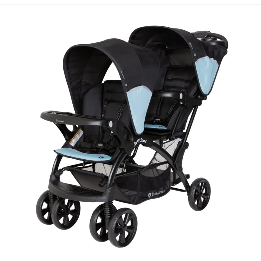 Passeggino doppio Baby Trend Sit N'Stand - Desert Blue  - 2