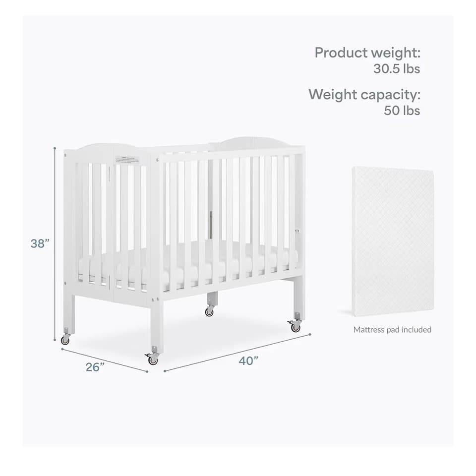 Mini culla portatile 2 in 1