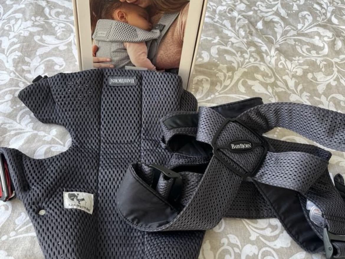 💛 BabyBjörn Mini-Babytrage — weich, ergonomisch und perfekt für Neugeborene - 2