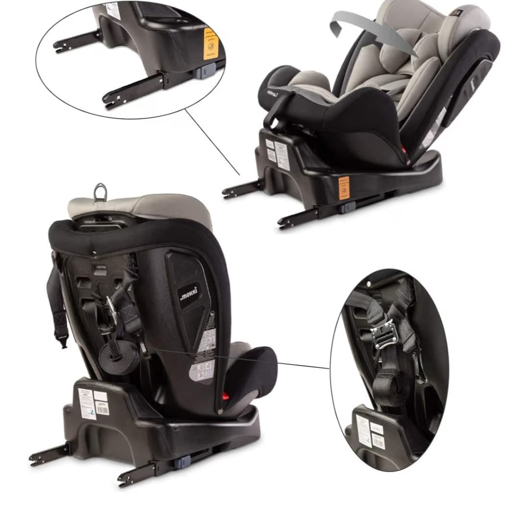 Siège auto Moki 360° Isofix 0-60 mois