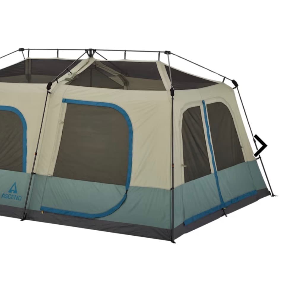 Tente cabine éclairée Ascend pour 10 personnes - 3