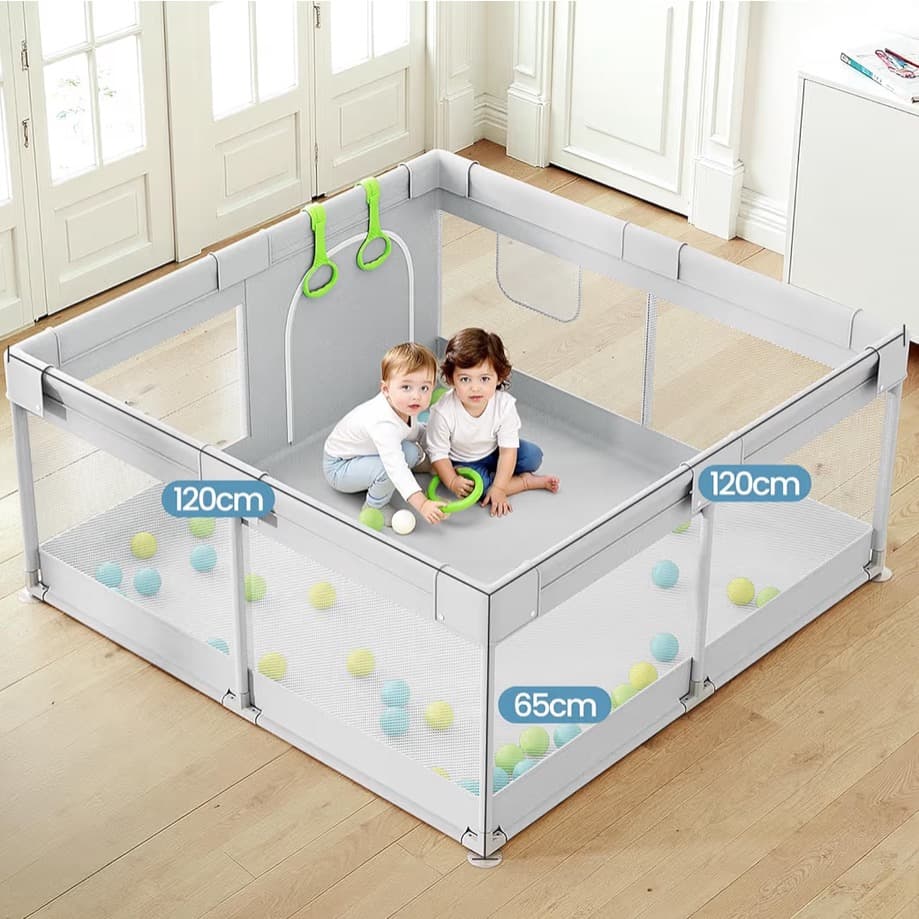 120cm x 120cm baby play yard