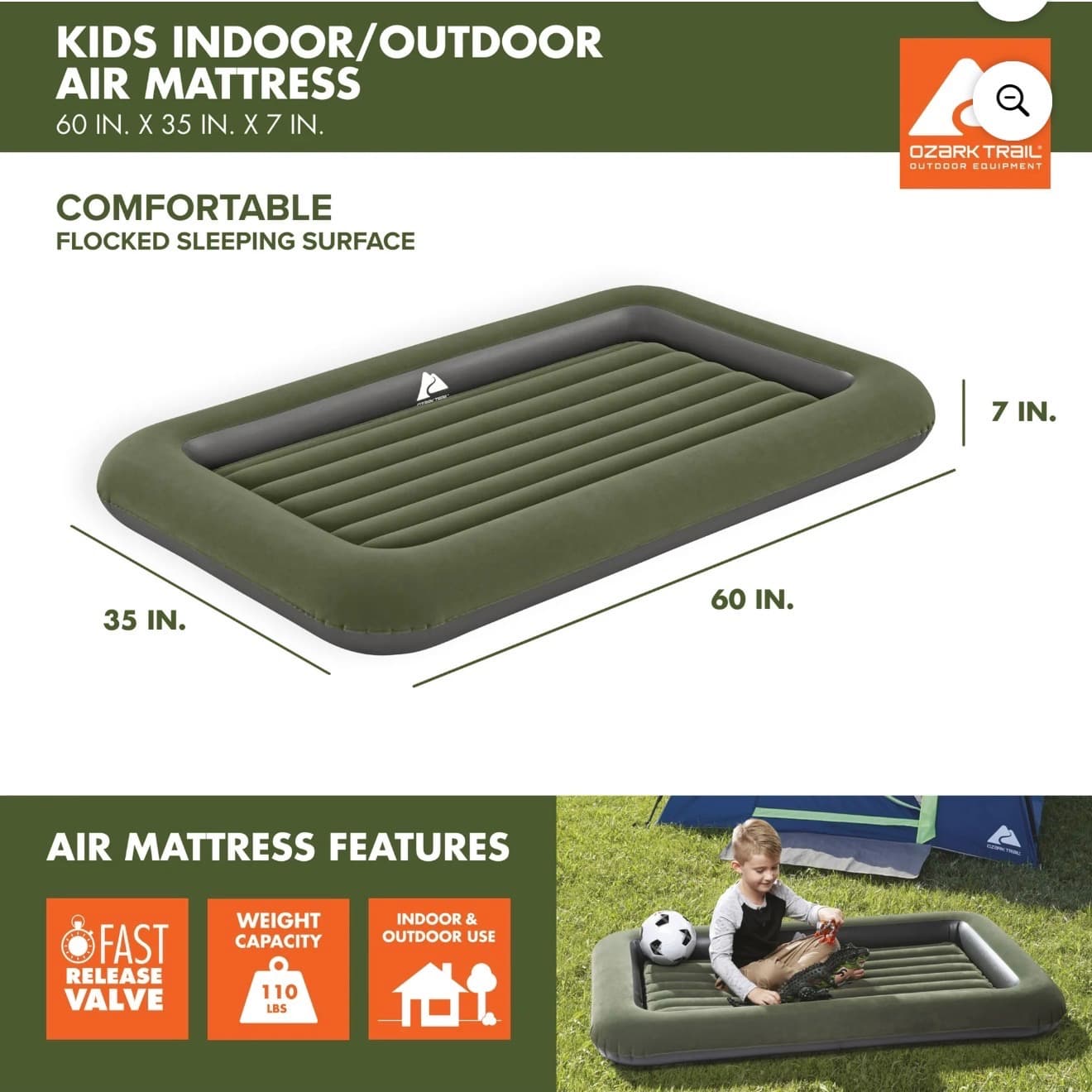 Matelas gonflable pour tout-petits - 2
