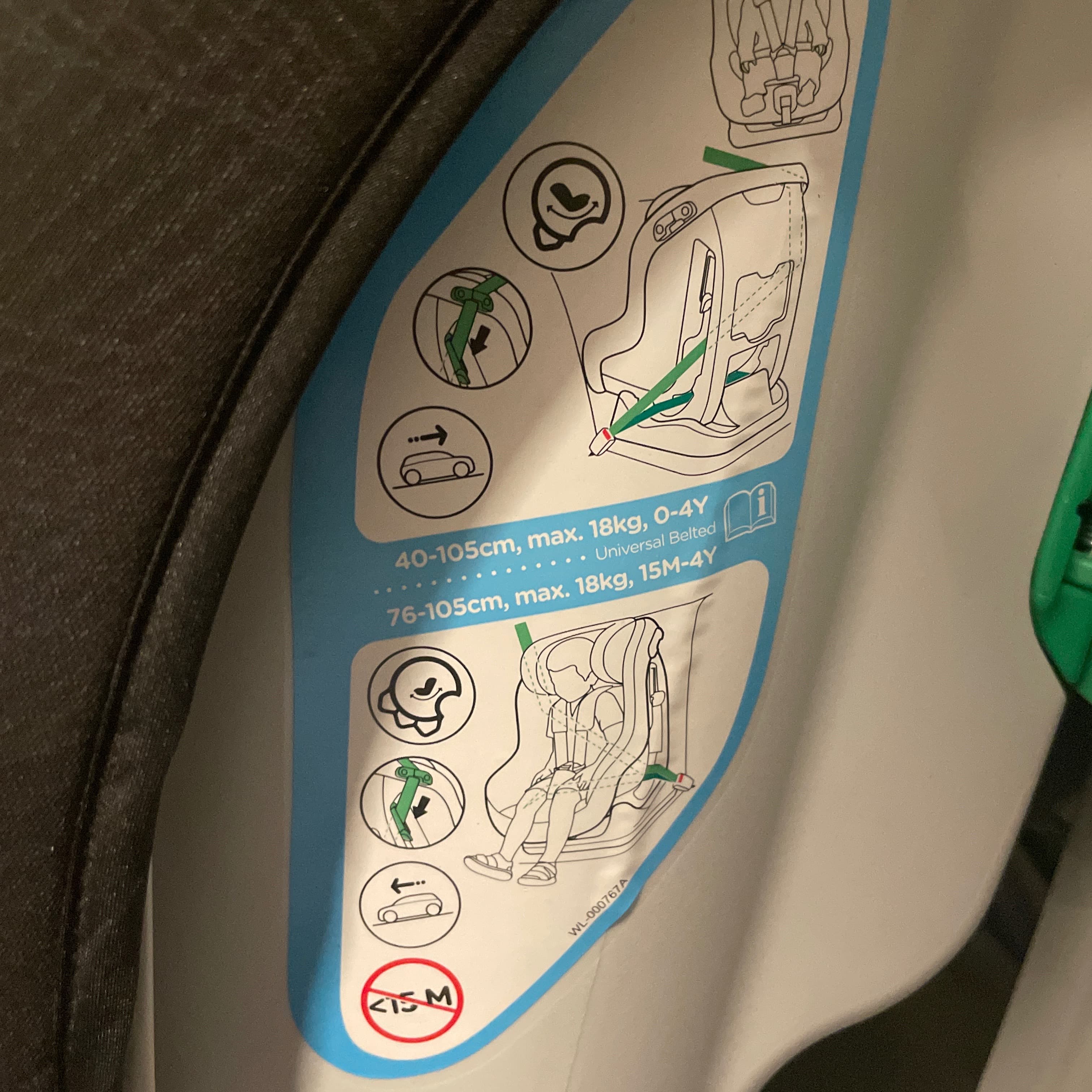 sedile graco 1-4 anni - 2