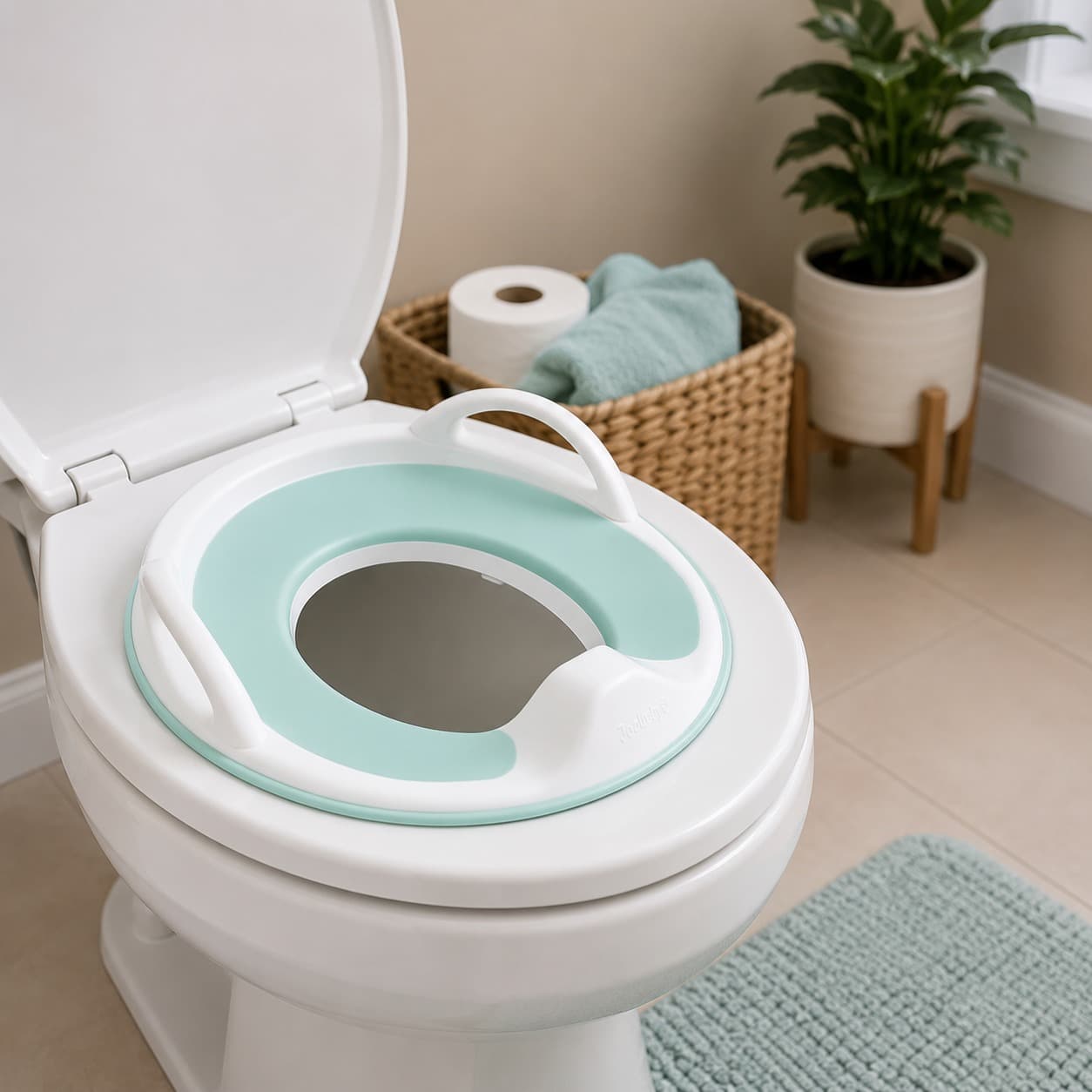 Toddler Toilet Training Seat with Handles