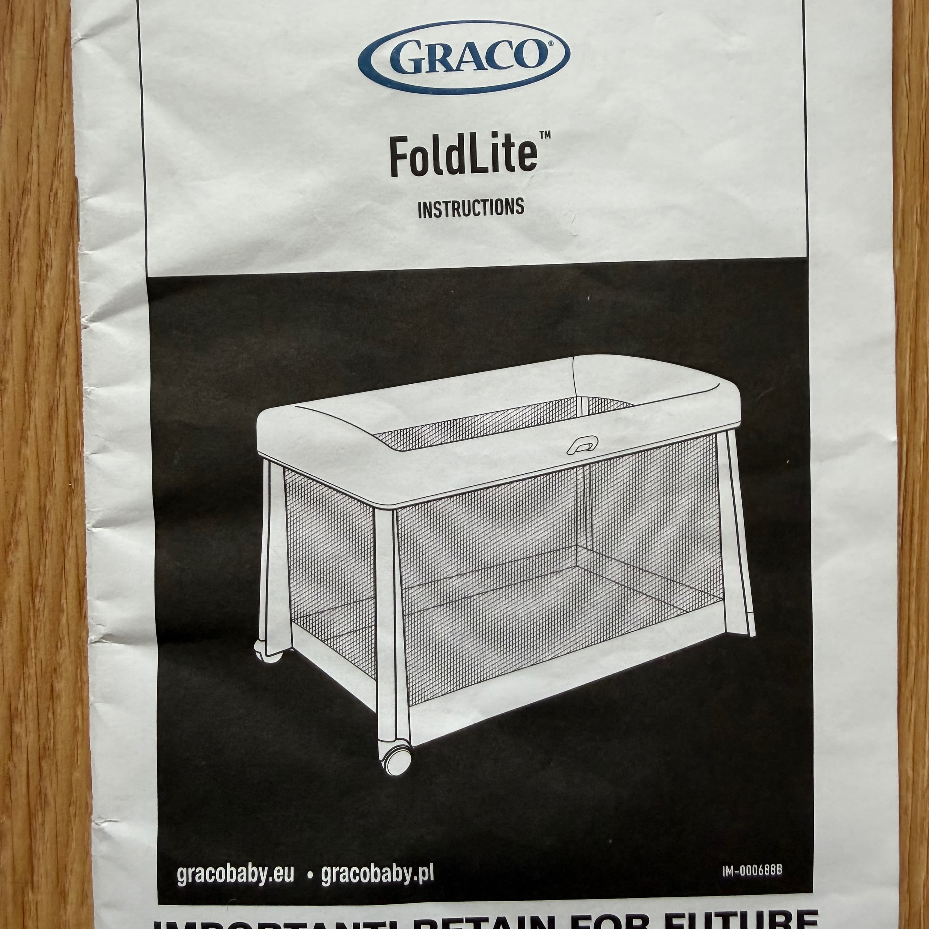 Graco Foldlite seyahat karyolası - 4