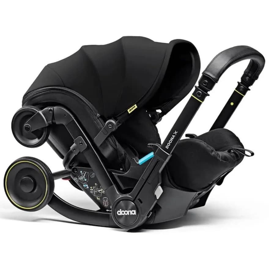 Doona X - Nitro schwarze Babyschale und Buggy 