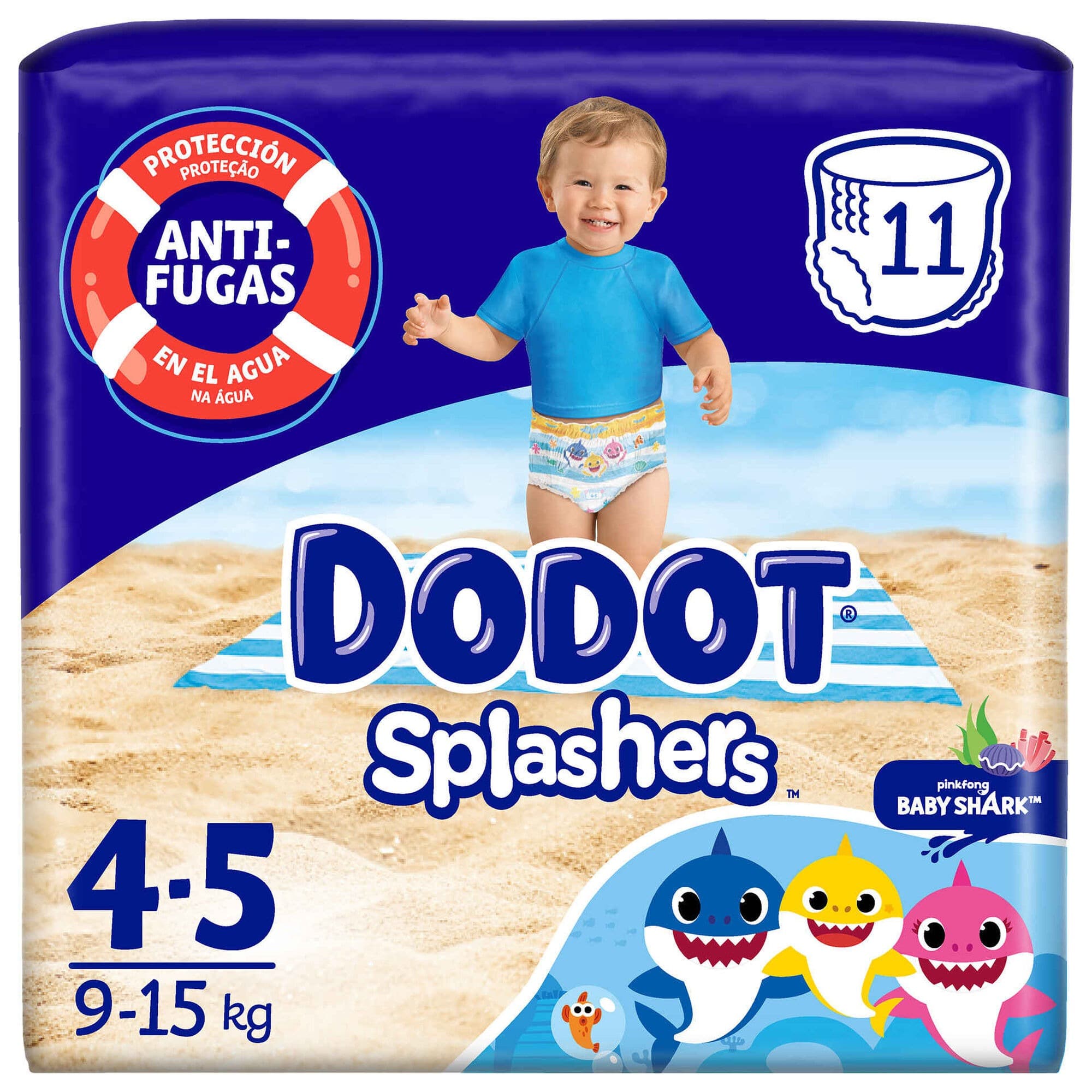 Pantalon de bain à couches : T4-5 (9-15 kg)