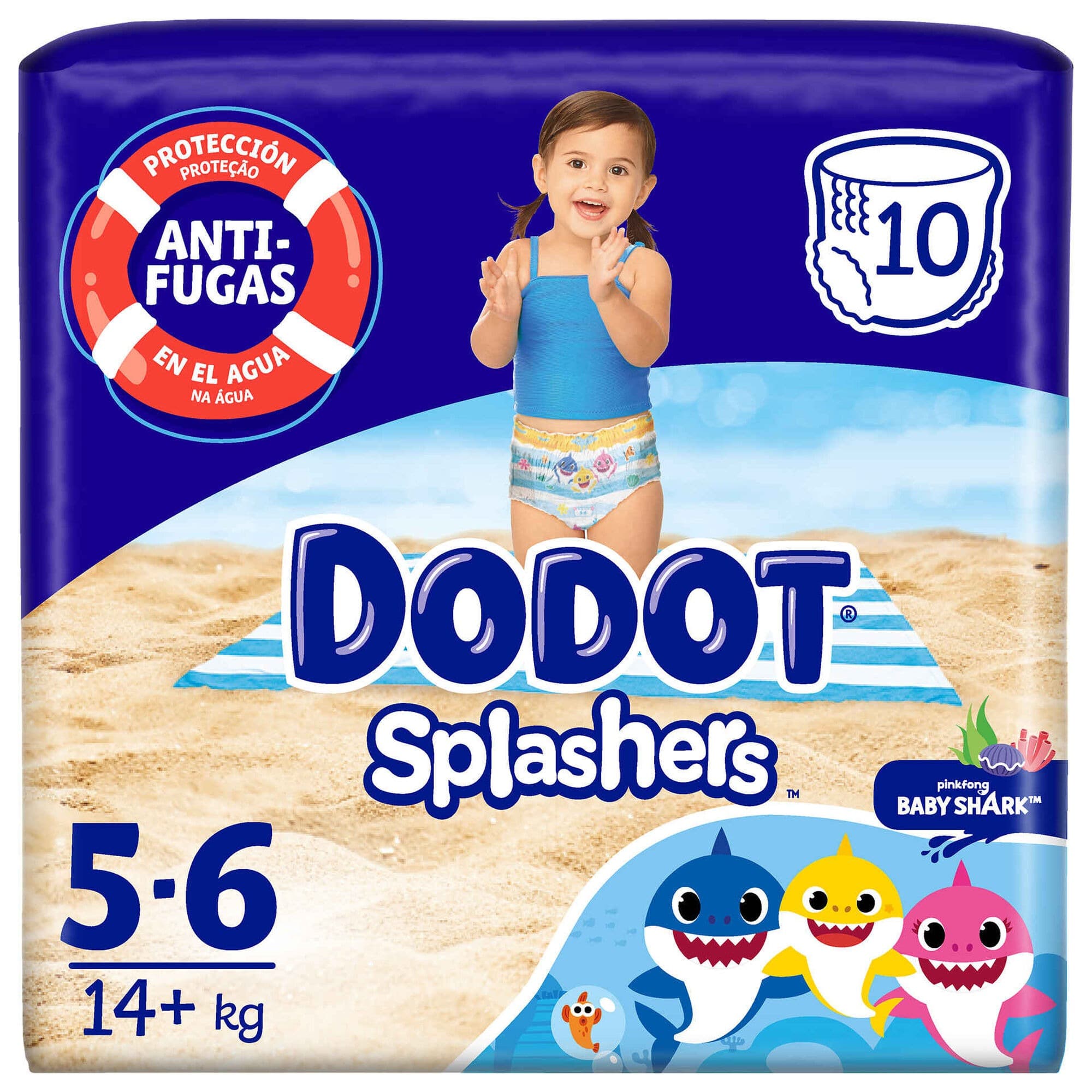 Pantalon de bain à couches : T5-6 (14 kg et plus)