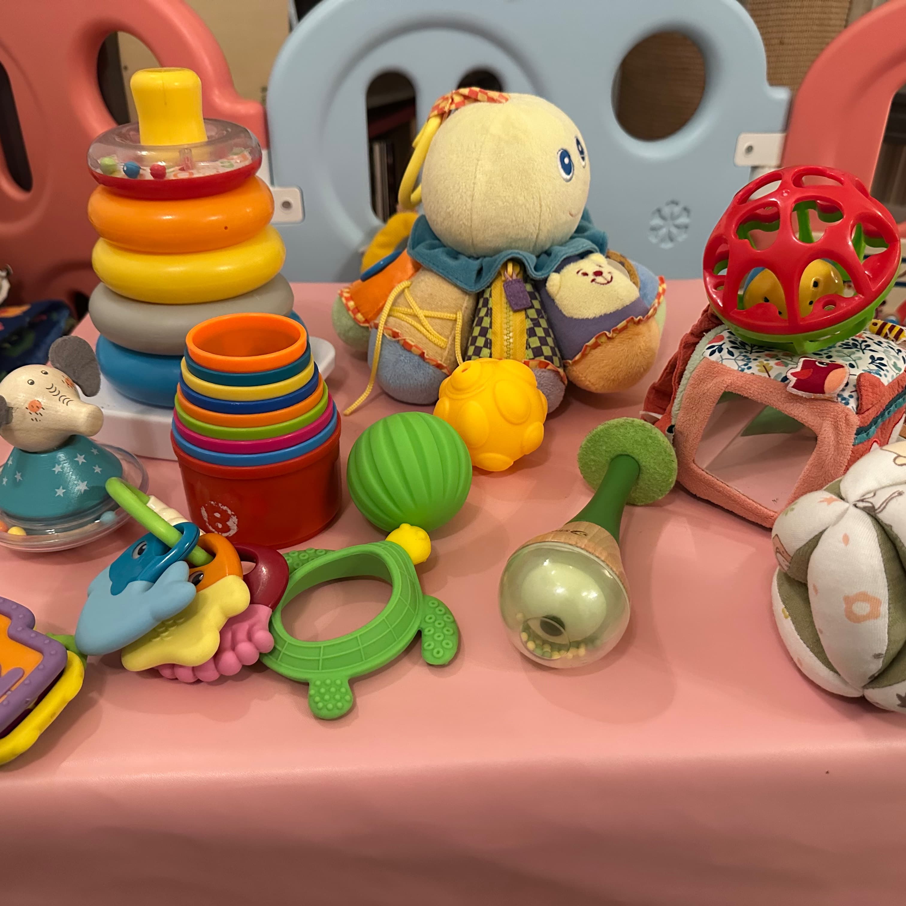 Set di 10 giocattoli/giochi tra cui scegliere (diversi esempi nelle foto). - 5
