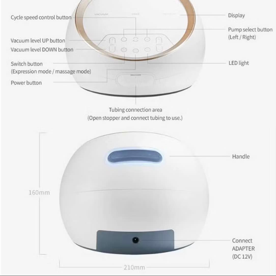 🤱 Extractor de leche eléctrico doble Spectra Dual S de uso hospitalario - 4