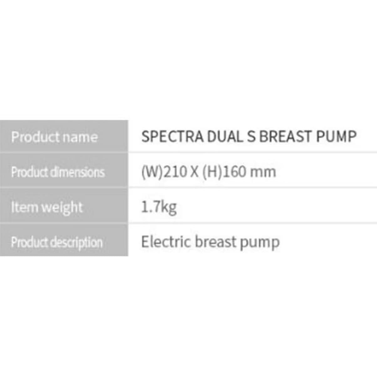 🤱 Extractor de leche eléctrico doble Spectra Dual S de uso hospitalario - 5