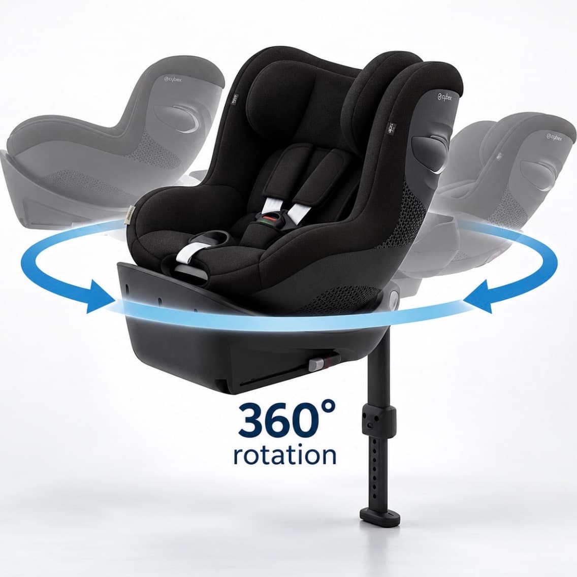 Cybex Sirona Gi i-Size avec réducteur — Magic Black 1.