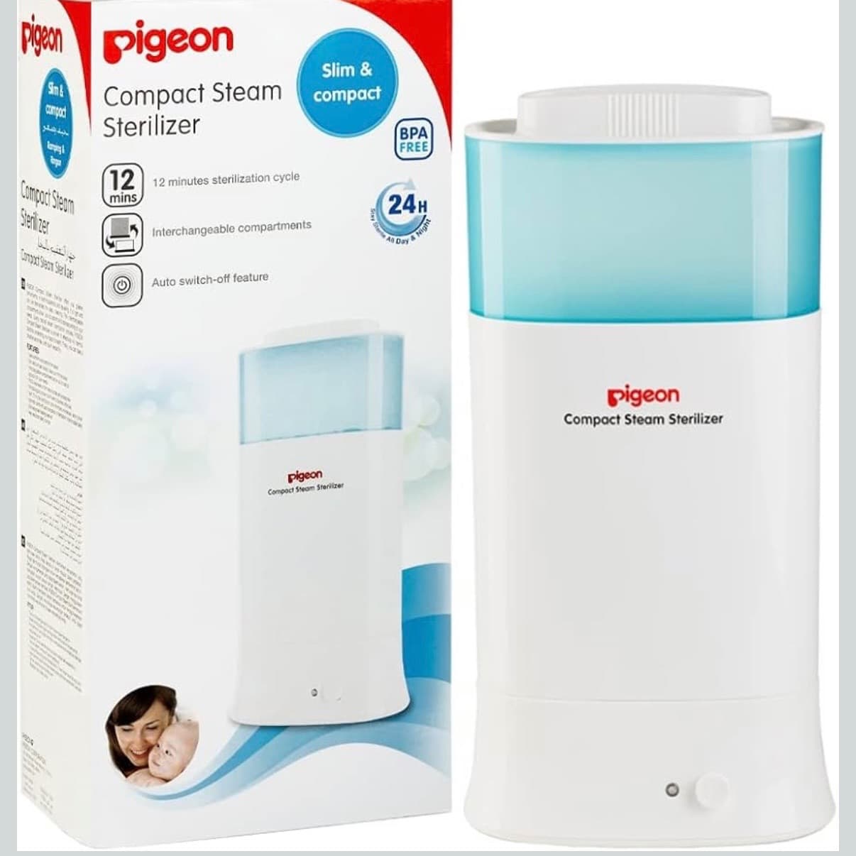 💨 Pigeon Compact Dampfsterilisator