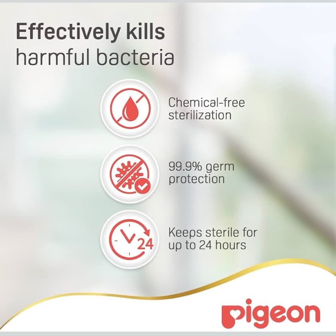 💨 Sterilizzatore a vapore compatto Pigeon - 3