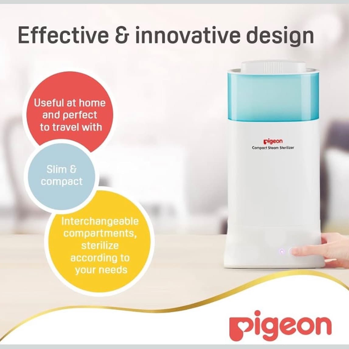 💨 Sterilizzatore a vapore compatto Pigeon - 6