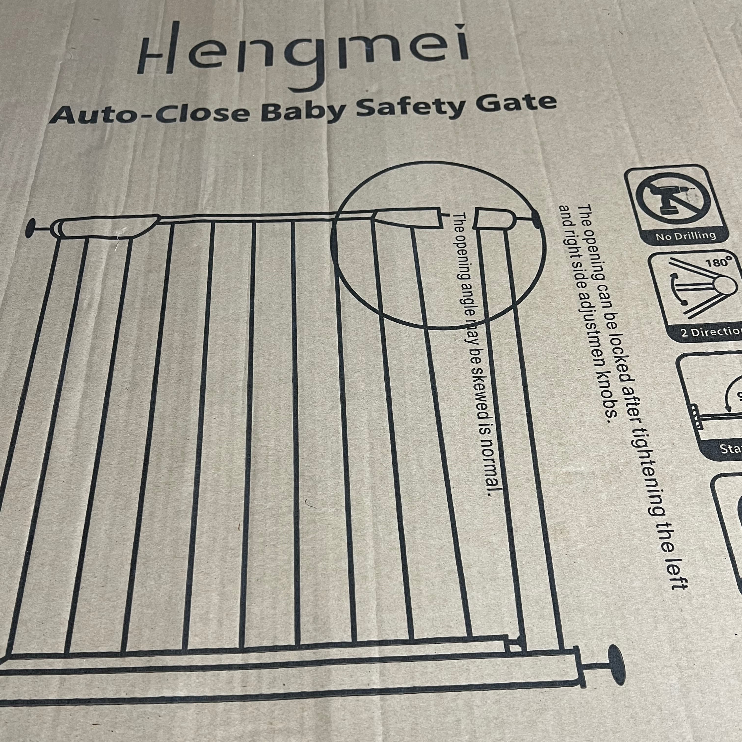 Hengmei auto close baby gate - 2