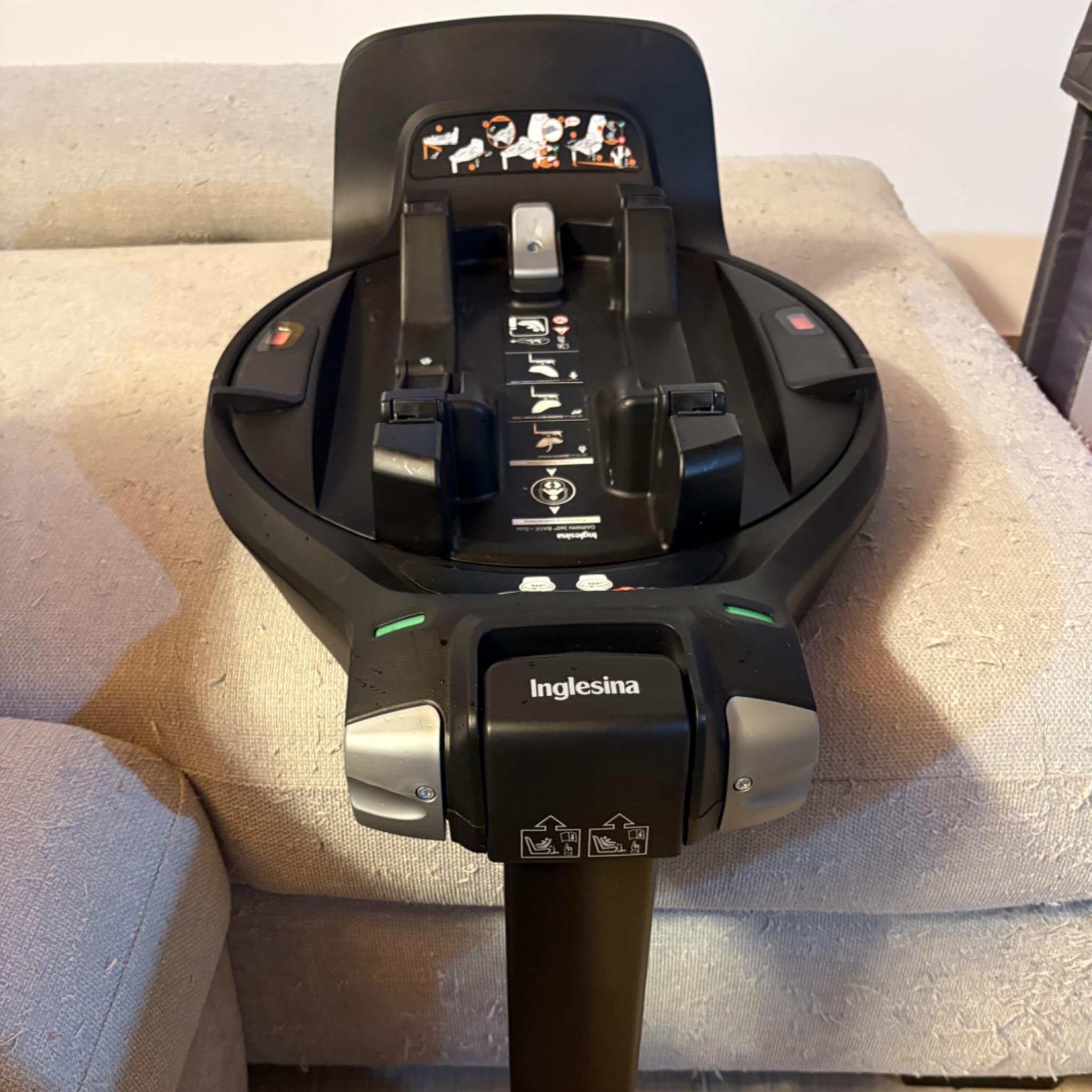 Base a 360° per sedili Inglesina Darwin e Darwin I-Size con attacchi Isofix - 2