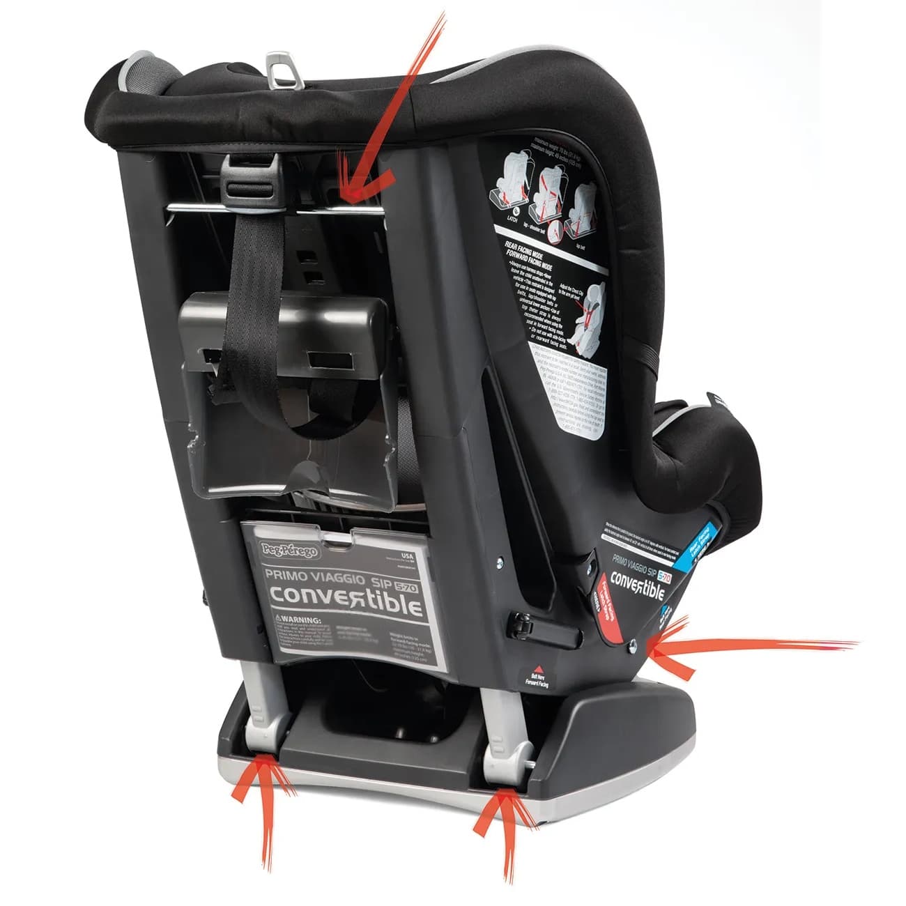 Peg Perego Primo Viaggio Cabrio Araba Koltuğu - Siyah - 4