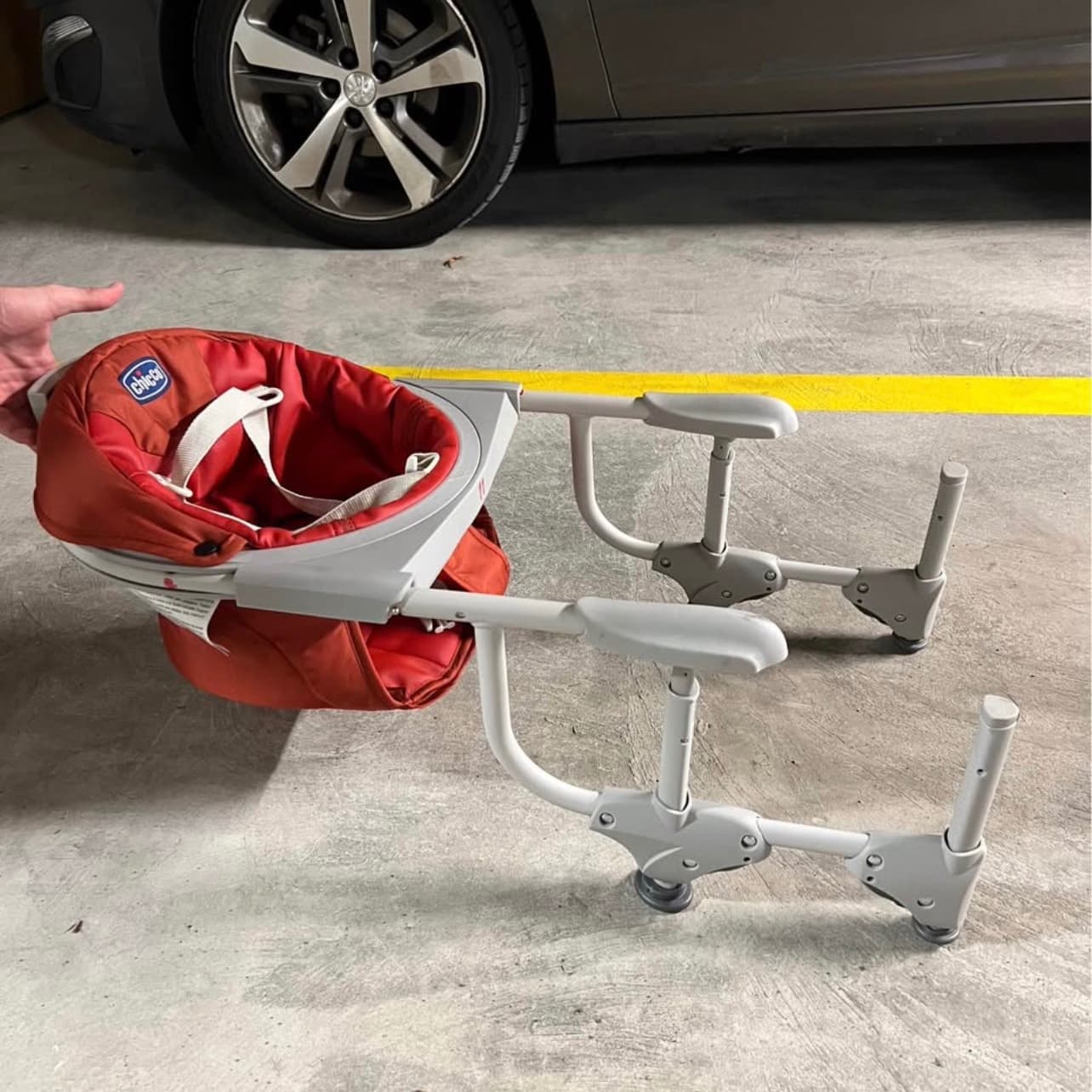 Chaise haute à suspendre