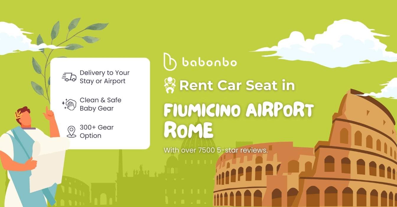 Alquila Silla de Coche en el Aeropuerto de Fiumicino – Roma, Italia