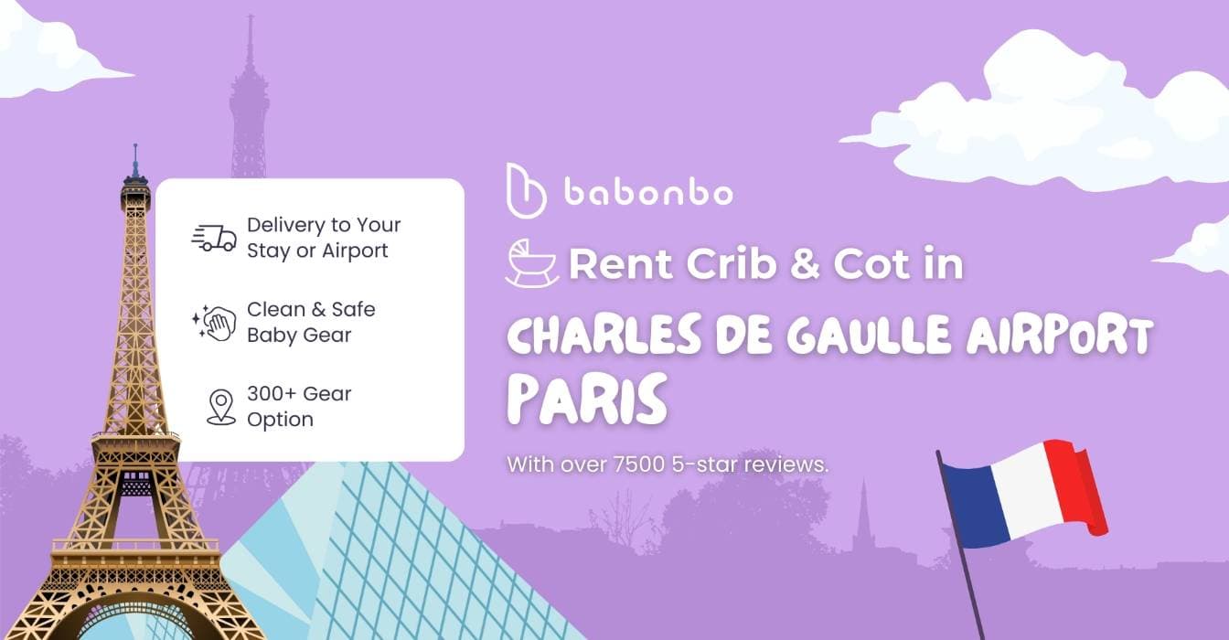 Alquila Cuna y Moisés en el Aeropuerto Charles de Gaulle – París, Francia
