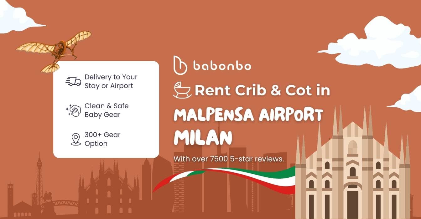 Alquila Cuna y Moisés en el Aeropuerto de Malpensa – Milán, Italia