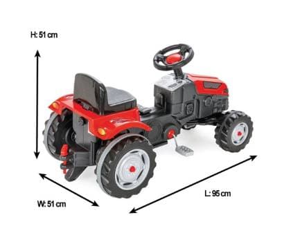 Trattore per bambini Pilsan Red - 3