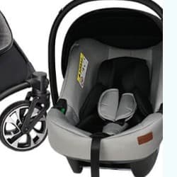 BELIZE GREY BABY CAR SEAT+PORT BEBE