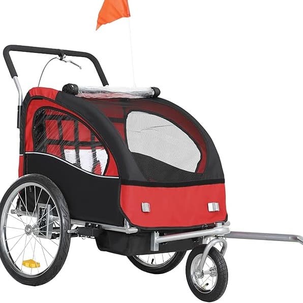 Bicicleta HOMCOM de 2 asientos
