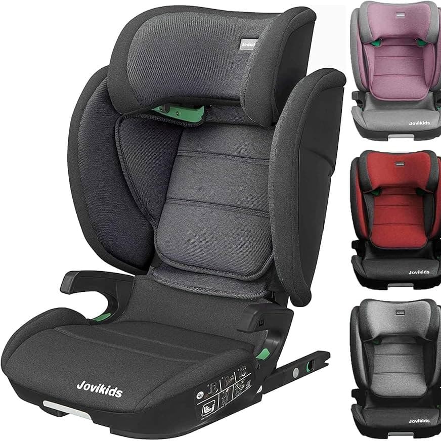 Asiento de coche elevador con respaldo alto Jovikids i-Size con respaldo alto con Isofix