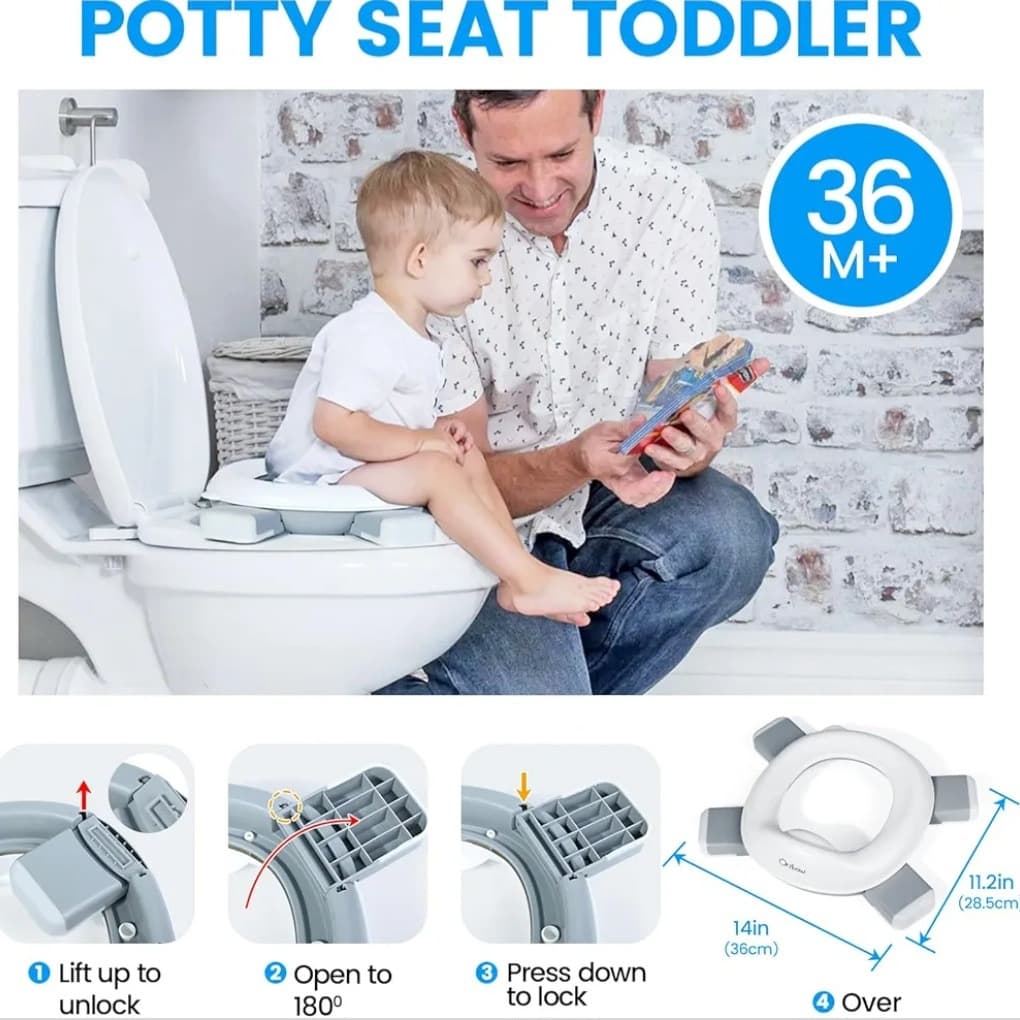 🚽 Vasino pieghevole da viaggio per bambini👶🚼 - 3