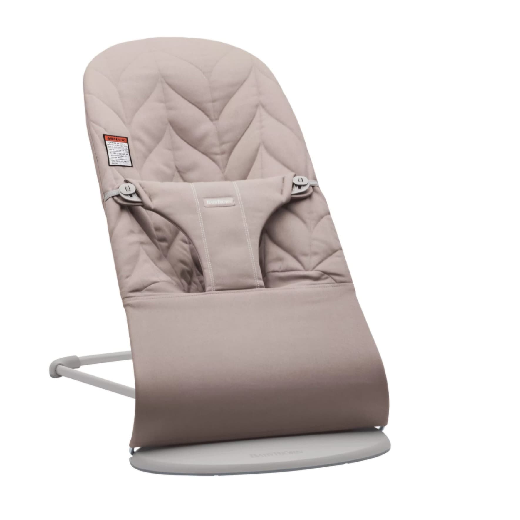 BabyBjorn Bouncer Bliss, couette tissée à pétales, gris clair