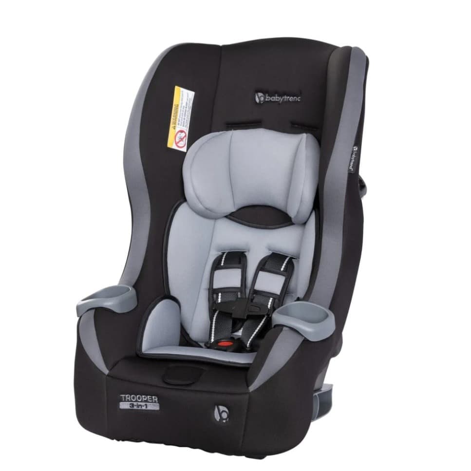 Siège auto Baby Trend - Siège d'auto convertible 3-en-1 Trooper, noir
