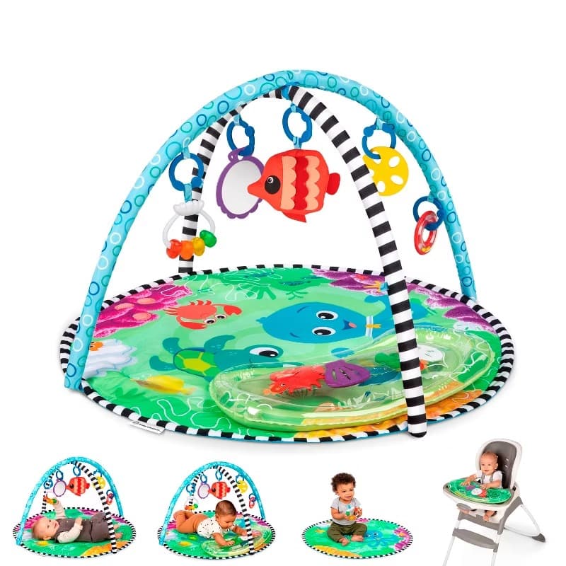 Tapis de jeu - Tapis d'eau 2 en 1 pour Baby Einstein Sea Floor Explorers, portable, activité sur le ventre