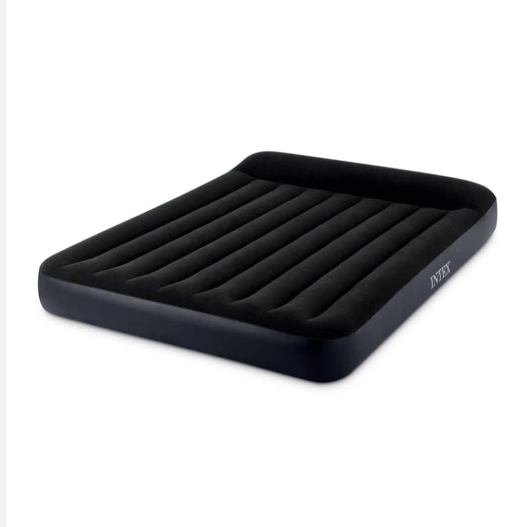 Matelas pneumatique pour lit queen-size - Repose-oreiller standard Intex Dura-Beam avec pompe interne
