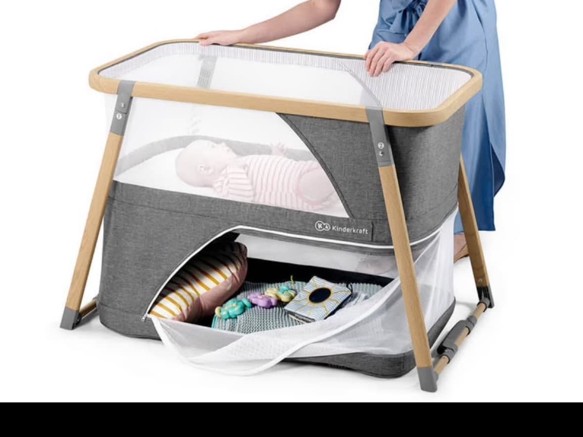 Culla per bambini Kinderkraft SOFI 4 in 1, grigio - 2