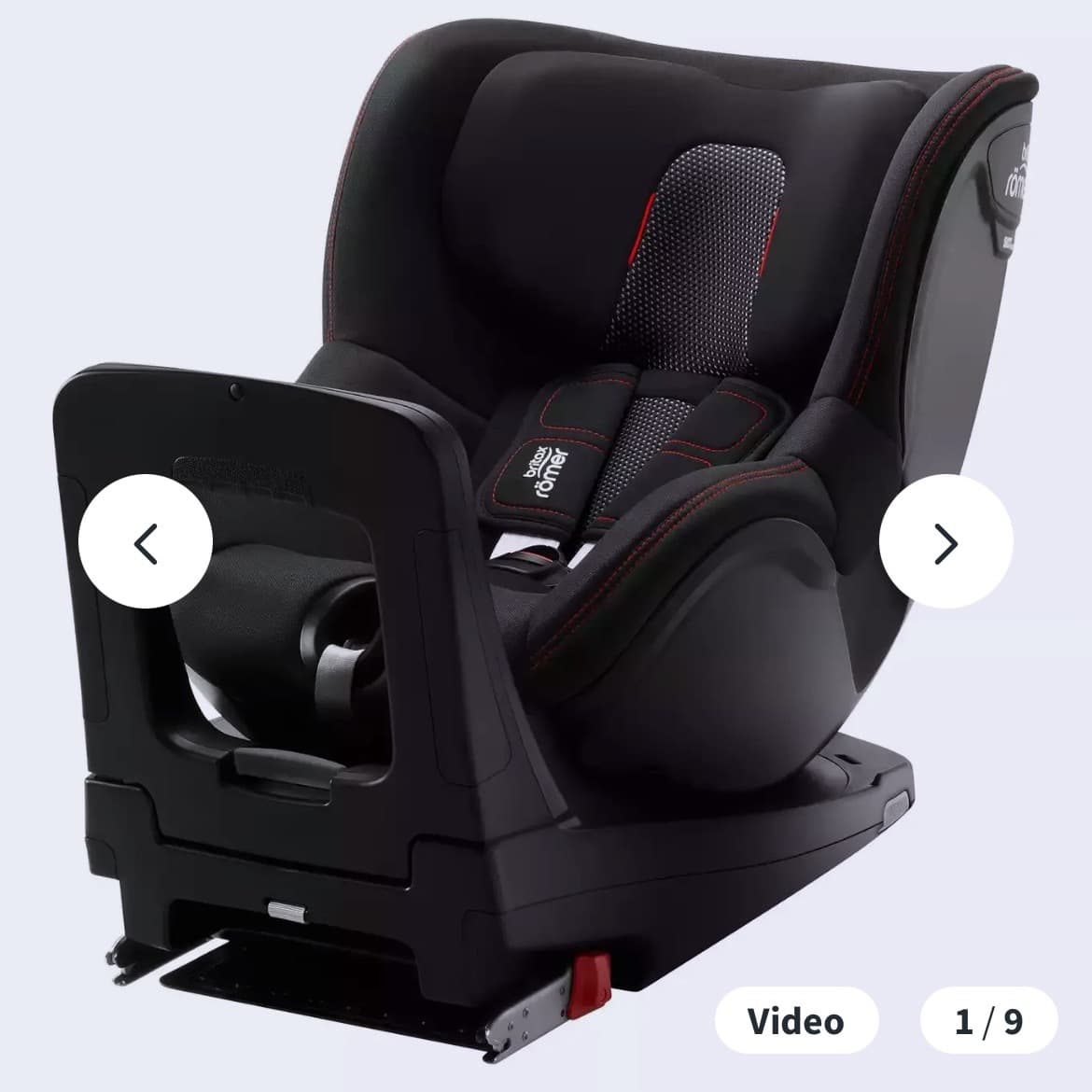 Britax Römer: Dualfix Mi-Size Cool Flow Black - 2