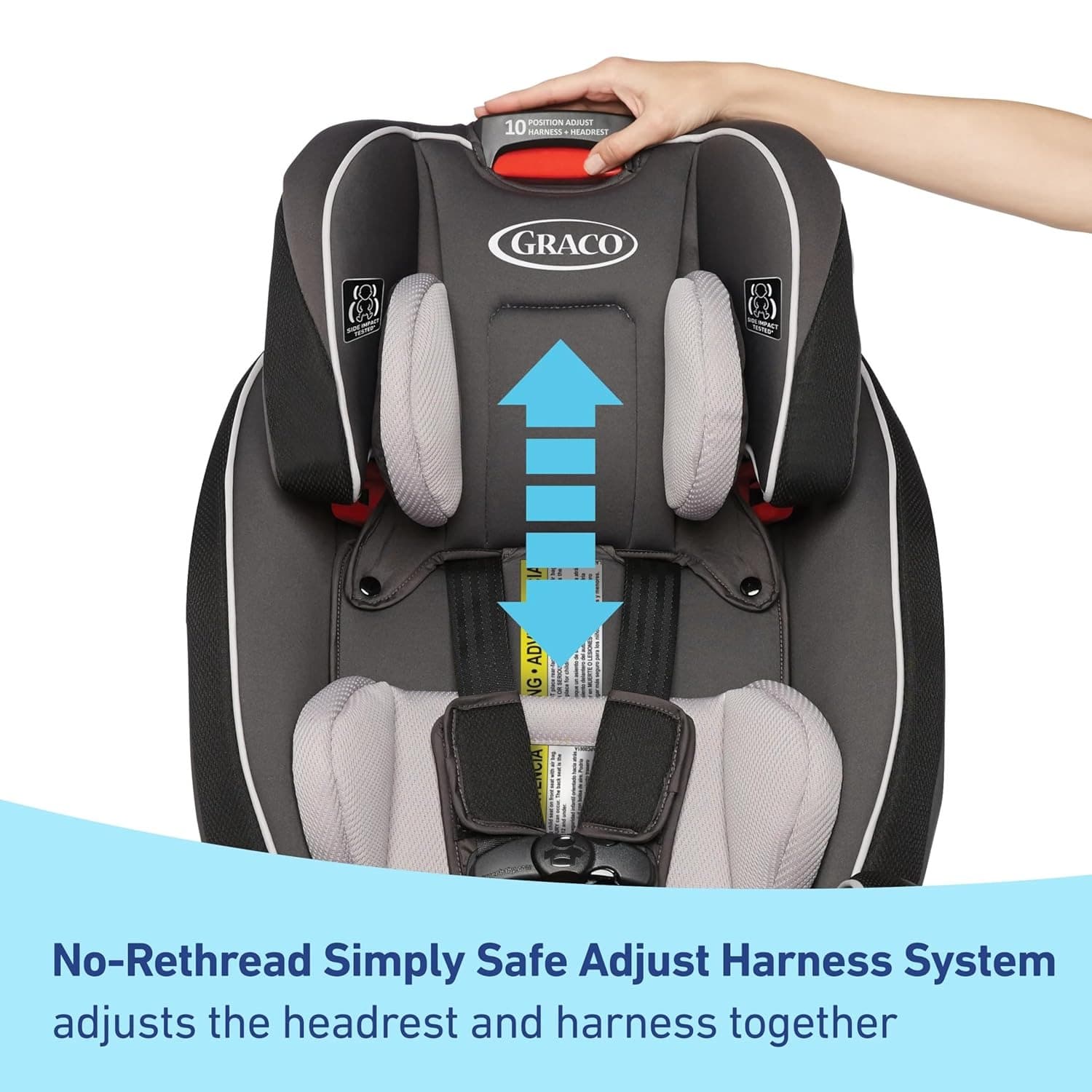 Asiento de automóvil convertible 3 en 1 SlimFit de Graco - 4