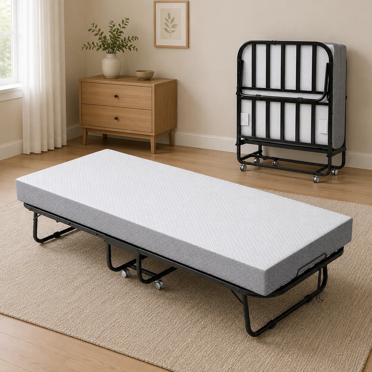 Letto pieghevole per adulti e bambini