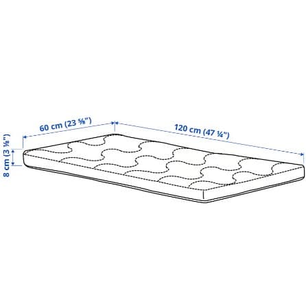Ikea Matratze für Babybett 120 x 60 cm (KRUMMELUR) - 4
