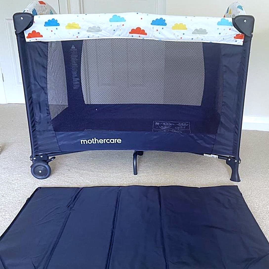 Mothercare klasik seyahat karyolası bulutları - 2