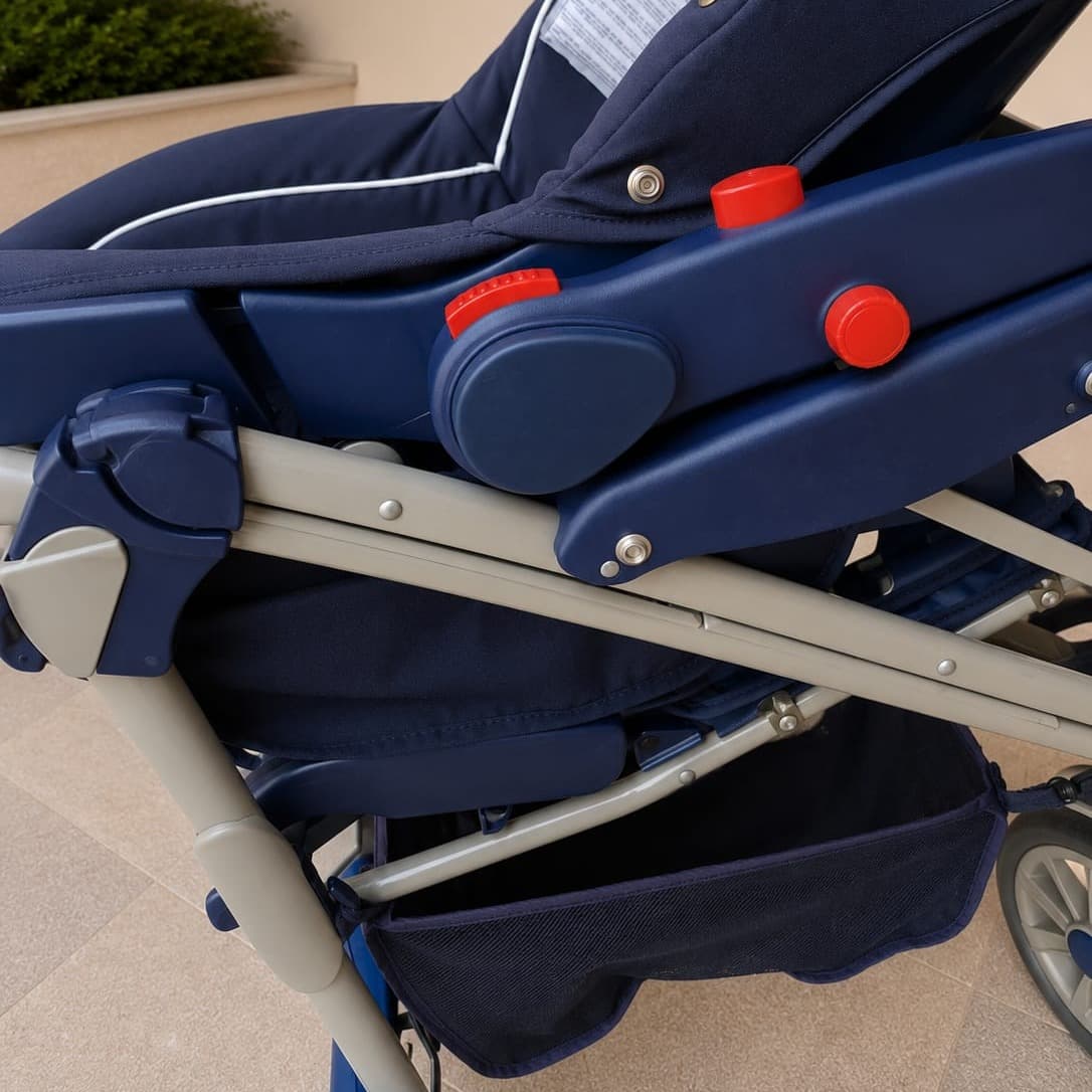 Chicco bebek arabası+bebek karyolası+araba tabanı 💙 - 4