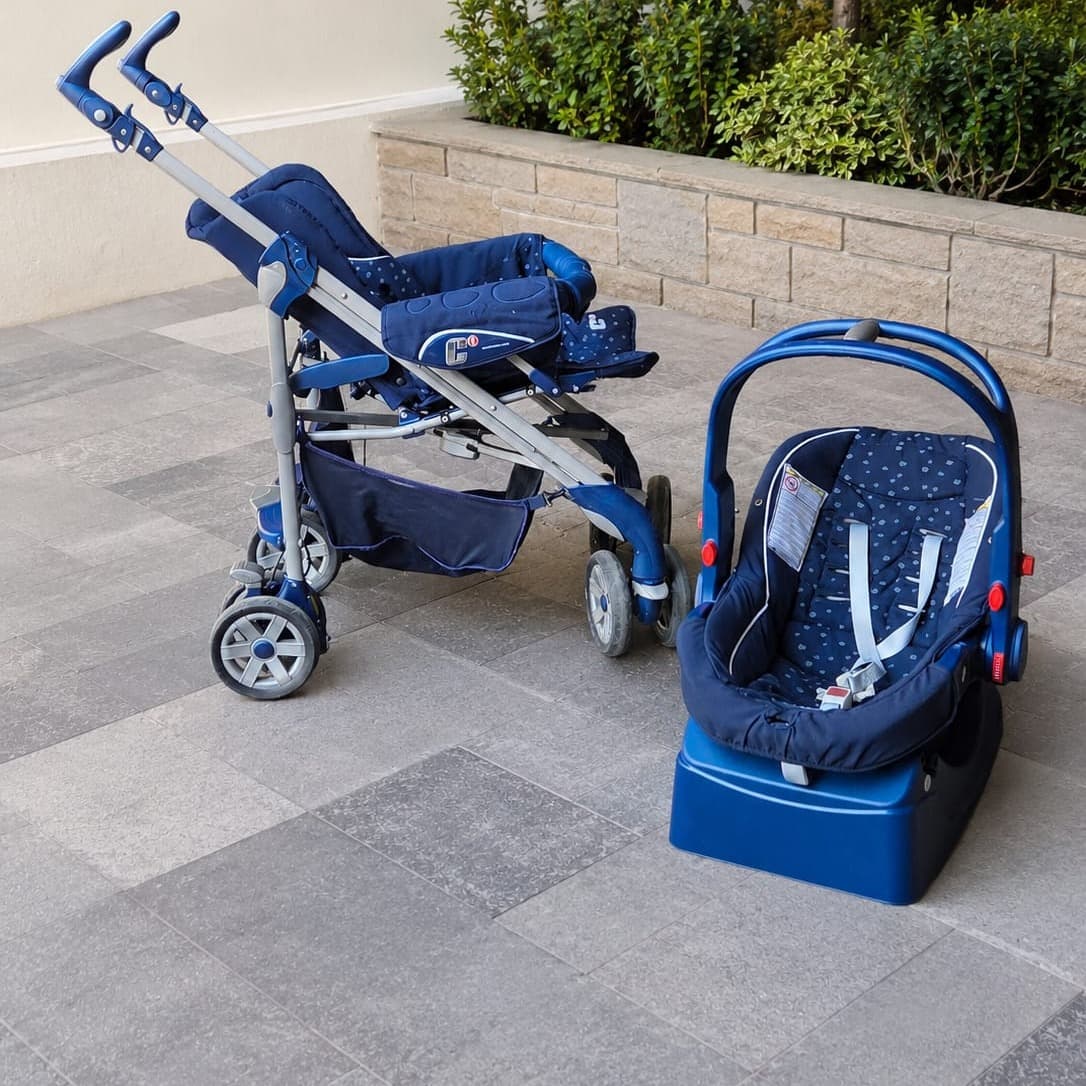 Chicco bebek arabası+bebek karyolası+araba tabanı 💙 - 5