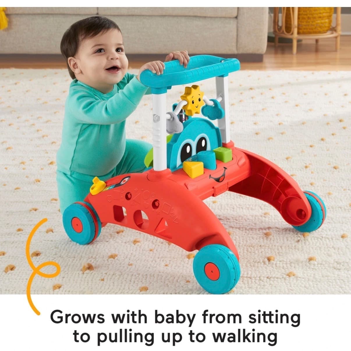 Fisher-Price, girello bidirezionale a velocità costante con canzoni e frasi - 4